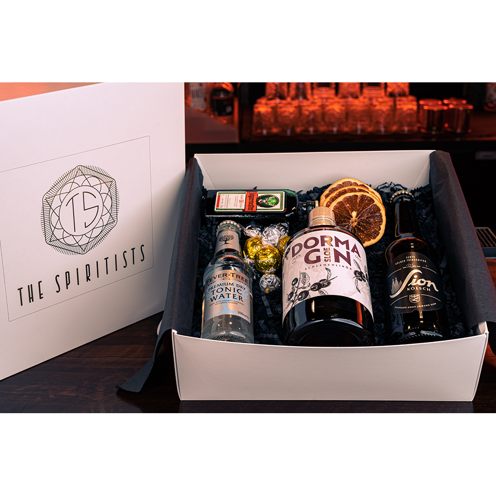 DORMAGIN - Kölsche Hofburg Sonderedition mit SION Kölsch, Jägermeister, Lindt Schokoladen & The Spiritsts