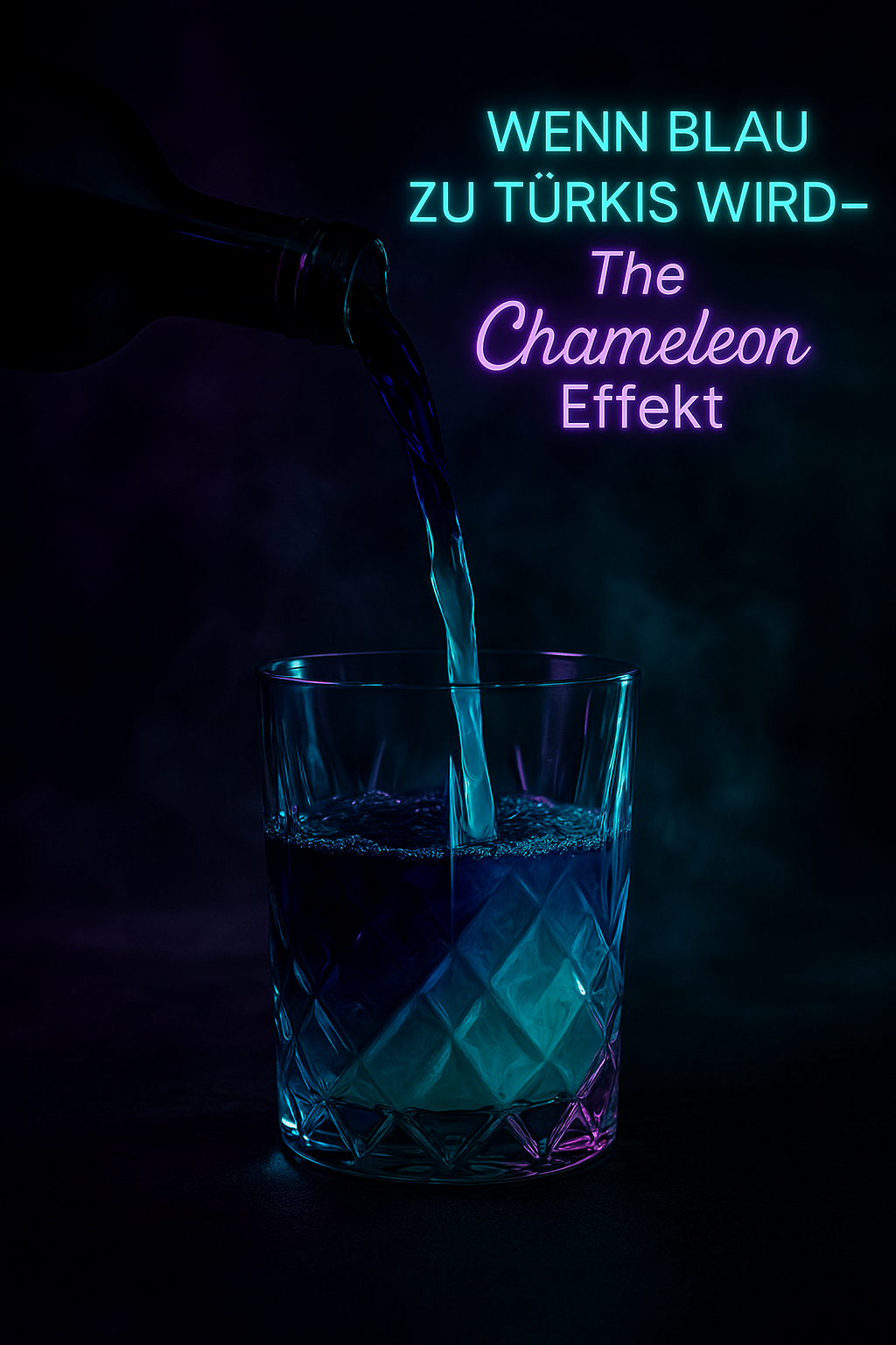 The Chameleon - Premium GIN - 500ml - wechselt beim mixen die Farbe