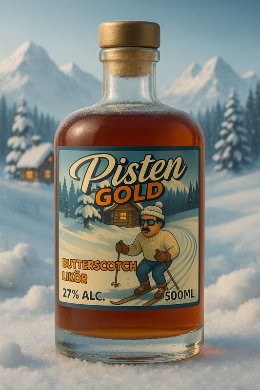 🏔️ Pisten Gold – Butterscotch Likör (27% Vol.)