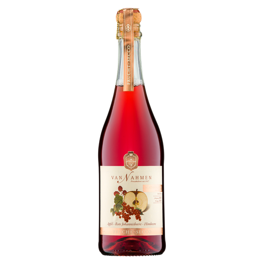 VAN NAHMEN Fruchtsecco Apfel- Rote Johannisbeere - Himbeere 0,75l