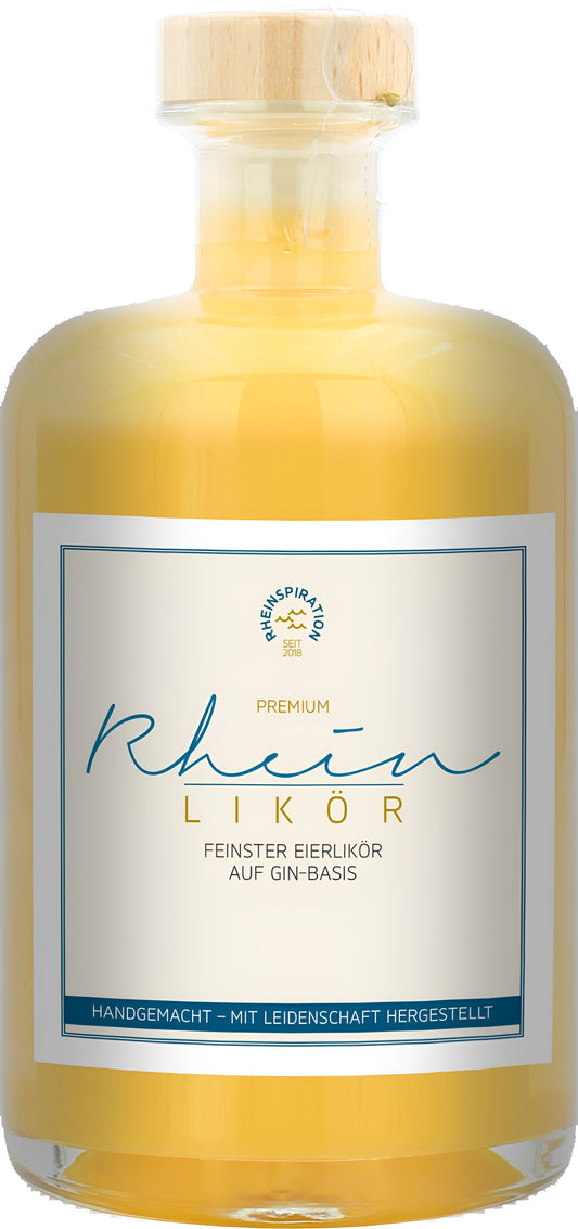 Rhein Likör - feinster Eierlikör auf Gin Basis 500ml